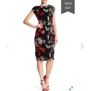 NWOT embroidered floral dress